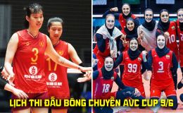 Lịch thi đấu bóng chuyền AVC Cup mới nhất ngày 9/6 - Tuyển bóng chuyền nữ Việt Nam đấu Iran khi nào?