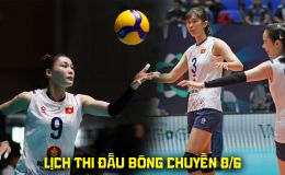 Lịch thi đấu bóng chuyền hôm nay 8/6: Thắng dễ Indonesia, tuyển nữ Việt Nam vào bán kết AVC Cup 2026?