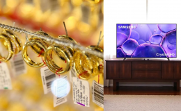 Giá vàng hôm nay chiều 9/6: Lao dốc 7 triệu đồng, cảnh báo rủi ro từ cách biệt mua - bán, Samsung Smart TV giảm nửa giá