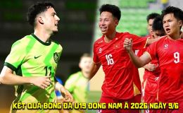 Kết quả bóng đá U19 Đông Nam Á 2026 hôm nay 9/6: U19 Australia 'dắt tay' U19 Việt Nam vào bán kết?