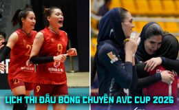 Lịch thi đấu bóng chuyền AVC Cup 2026 mới nhất 10/6 - Lịch trực tiếp bóng chuyền nữ Việt Nam vs Iran