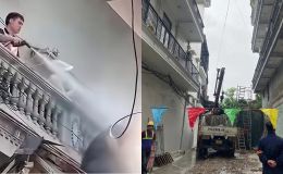 Cái kết cuối vụ xịt nước vào thợ xây nhà hàng xóm ở Hà Nội, 2 gia đình thống nhất gì?