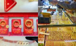 Giá vàng hôm nay (trưa 10/6): Vàng SJC, nhẫn 9999 bốc hơi thêm 5 triệu/lượng sau vài giờ, người dân không kịp trở tay