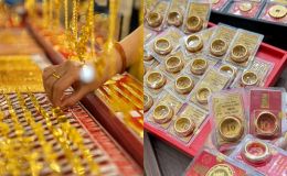 Giá vàng hôm nay (chiều 10/6): Vàng SJC, vàng nhẫn mất hơn 53 triệu từ đỉnh, liệu có lùi về mốc 11 triệu/chỉ