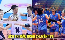Lịch thi đấu bóng chuyền hôm nay 11/6: Lịch phát sóng tuyển bóng chuyền nữ Việt Nam vs Kazakhstan AVC Cup