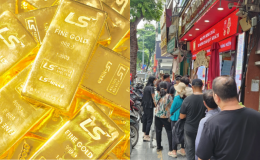 Giá vàng hôm nay 12/6: Vàng SJC trong nước tăng ngoạn mục, cửa hàng ra luật mới, dân đổ xô 'đu đỉnh'