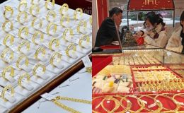 Giá vàng hôm nay (tối 13/6): Vàng SJC, nhẫn 9999 tăng vọt điên cuồng, chênh lệch thế giới lên vùng mới 