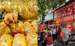 Bảng giá vàng hôm nay 13/6: Vàng SJC nhẫn trơn 9999 chốt phiên phi thẳng mốc kỷ lục, 1 thương hiệu tăng mạnh nhất