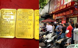 Giá vàng hôm nay chiều 13/6: Vàng miếng SJC nhẫn trơn 9999 tăng 'ác', cửa hàng tung chiêu lạ, dân ùn ùn mua vào