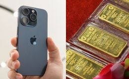 Giá vàng hôm nay 14/6. Tăng đảo chiều mạnh mẽ, vàng nhẫn vàng miếng ngang nhau, iPhone 15 rẻ kỷ lục