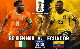 VTV trực tiếp bóng đá World Cup 2026 hôm nay 15/6 - Link xem trực tiếp Bờ Biển Ngà vs Ecuador