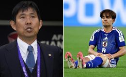 Rời sân bằng xe lăn, thêm một trụ cột ĐT Nhật Bản nguy cơ sớm chia tay World Cup 2026