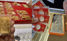 Giá vàng hôm nay chiều 16/6 lên mức cao nhất sau nửa tháng, giá bạc lao dốc không phanh