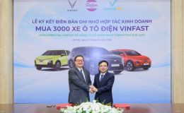 Taxi Quê Lụa tăng tốc chuyển đổi xanh, mua thêm 2.000 ô tô điện VinFast thông qua Green SM