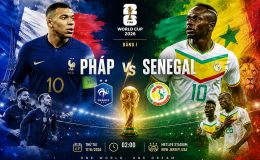 Trực tiếp bóng đá Pháp vs Senegal, 2h ngày 17/6 - Link xem trực tiếp World Cup 2026 trên VTV3 FULLHD