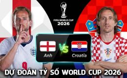 Dự đoán tỷ số Anh vs Croatia 3h00 ngày 18/6 - Nhận định World Cup 2026: Modric nhấn chìm Tam Sư?