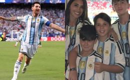 Messi lập hat-trick lịch sử, phản ứng của 3 con trai khiến triệu người tan chảy