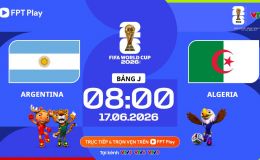 Trực tiếp bóng đá Argentina vs Algeria, 8h ngày 17/6 - Link xem trực tiếp World Cup 2026 trên VTV6