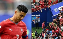 Ronaldo vùng vằng bỏ đội rời sân ngay sau trận hòa Congo, thực hư chuyện CR7 bất mãn với cả đội