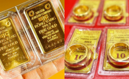 Giá vàng hôm nay chiều 19/6: Vàng SJC nhẫn trơn 9999 xuống thẳng mốc 146 triệu đồng, thị trường rung lắc mạnh