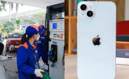 Bảng giá xăng dầu trưa nay 19/6: Xăng E10 RON95 rẻ nhất từ tháng 3, dầu hơn 16.000 đồng, iPhone 14 xả kho