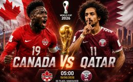 Trực tiếp bóng đá Canada vs Qatar, 5h ngày 19/6 - Link xem trực tiếp World Cup 2026 trên VTV3 FULLHD
