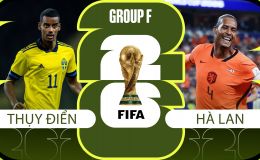Nhận định, dự đoán tỷ số Hà Lan vs Thụy Điển, 0h ngày 21/6 - World Cup 2026: Van Dijk làm 'khóa chặt' Isak
