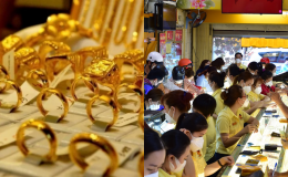 Giá vàng hôm nay 22/6: Vàng SJC nhẫn 9999 đồng loạt leo thang, một thương hiệu tăng tới 2 triệu đồng