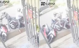 Khoảnh khắc người phụ nữ bị cướp giật dây chuyền ngay trước cửa nhà trọ, truy tìm 2 đối tượng 