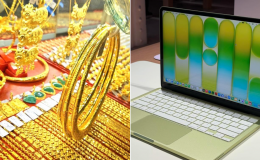 Giá vàng hôm nay tối 23/6: Bốc hơi gần 2 triệu đồng sau vài giờ, người mua lỗ nặng, giá MacBook Neo ra sao?