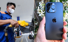 Giá xăng dầu hôm nay tối 23/6: Xăng E10 giảm liên tiếp 3 phiên về sát mốc 20.000 đồng/lít, giá iPhone 16 Pro rẻ
