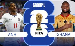 Nhận định, dự đoán kết quả Anh vs Ghana, 3h ngày 24/6 - World Cup 2026: Harry Kane lập cột mốc mới?