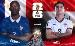 VTV trực tiếp bóng đá Pháp vs Iraq - Link xem trực tiếp World Cup 2026 hôm nay 23/6