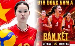 Xem TRỰC TIẾP bóng chuyền nữ Việt Nam đấu Indonesia ở đâu, kênh nào? Link xem bóng chuyền U18 Đông Nam Á 2026