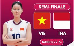 TRỰC TIẾP bóng chuyền nữ Việt Nam vs Indonesia - Link xem bán kết bóng chuyền nữ U18 Đông Nam Á 2026