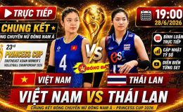 Link xem TRỰC TIẾP bóng chuyền nữ Việt Nam đấu Thái Lan - Chung kết U18 nữ Đông Nam Á 2026: Rượt đuổi kịch tính