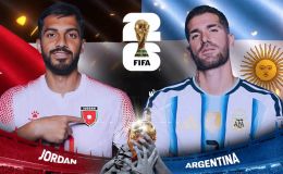 Link xem trực tiếp bóng đá Jordan vs Argentina hôm nay 28/6 - VTV3 VTV6 trực tiếp World Cup 2026