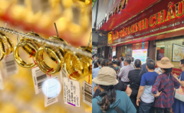 Giá vàng hôm nay 29/6: Vàng SJC nhẫn trơn 'thi nhau' lao dốc, cửa hàng ra luật mới, người mua ra về tay trắng