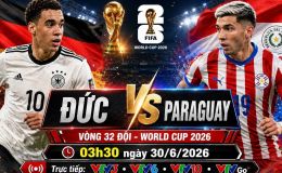 VTV trực tiếp bóng đá Đức vs Paraguay - Link xem trực tiếp World Cup 2026 hôm nay 30/6 trên VTV3