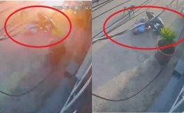 Đồng Nai: Hiện trường dây điện đứt rơi xuống đường gây tai nạn nghiêm trọng, 2 người bị thương nặng