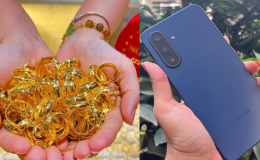 Giá vàng hôm nay trưa 1/7: Bốc hơi khoảng 15,5% giá trị từ đỉnh, giá Samsung A17 rẻ bèo