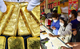 Giá vàng hôm nay chiều 5/7: Bảng giá vàng SJC nhẫn trơn 9999 tăng cao vút, mua 1 nơi thu lãi đậm
