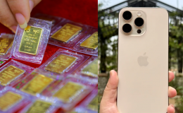 Giá vàng hôm nay 5/7: Nghịch lý tăng suốt tuần, người mua vẫn lỗ nặng, giá iPhone 15 Pro Max thủng đáy