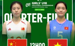 TRỰC TIẾP bóng chuyền nữ Việt Nam vs Trung Quốc hôm nay 5/7- Link xem bóng chuyền U18 nữ châu Á 2026