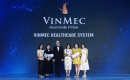 Vinmec 'lập hat-trick' tại HR Asia Awards, khẳng định chiến lược lấy con người làm gốc