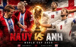 VTV trực tiếp bóng đá Na Uy vs Anh - Link xem trực tiếp World Cup 2026 hôm nay 12/7 trên VTV3