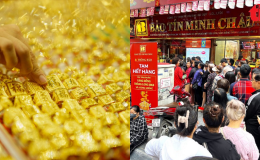 Bảng giá vàng hôm nay 14/7: Vàng SJC nhẫn 9999 'mất giá' sâu, cửa hàng 'tung đòn' hút khách ác liệt