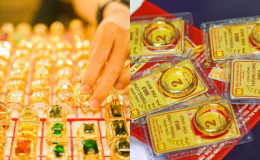 Bảng giá vàng hôm nay tối 13/7: Vàng SJC nhẫn trơn 9999 đồng loạt 'xả giá', rủi ro mua đuổi bắt đáy!