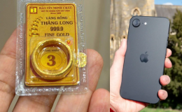 Giá vàng hôm nay chiều 13/7: Thị trường trong nước giảm sâu 2 triệu đồng ngay phiên đầu tuần, giá iPhone 16e có rẻ?