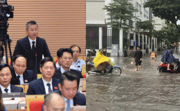 GĐ Sở Xây dựng Hà Nội định nghĩa 'mực nước ngập từ 30 cm và quá 30 phút mới được coi là ngập úng'